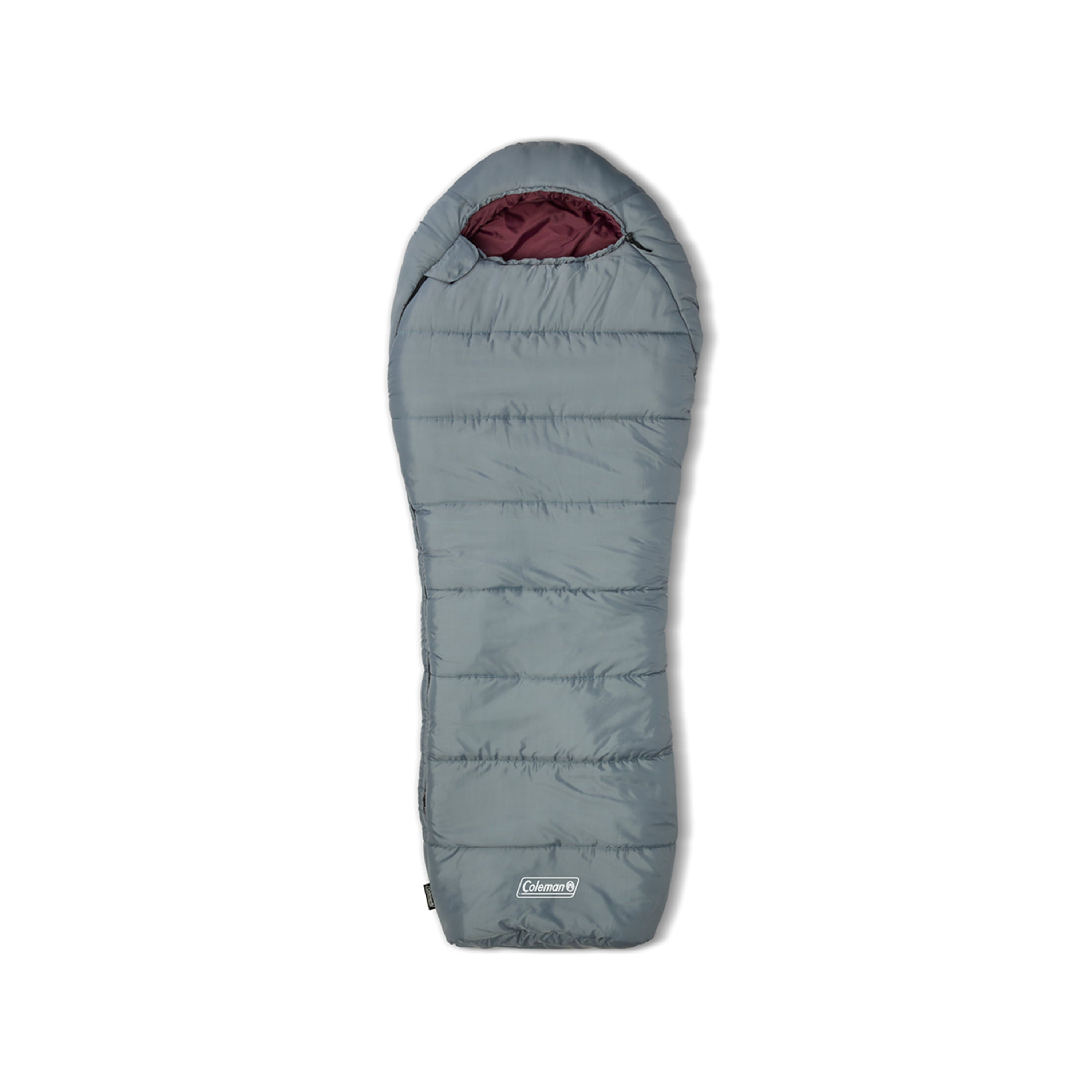 Coleman Tidelands 50°F Mummy Insulated Sleeping Bag, Grey