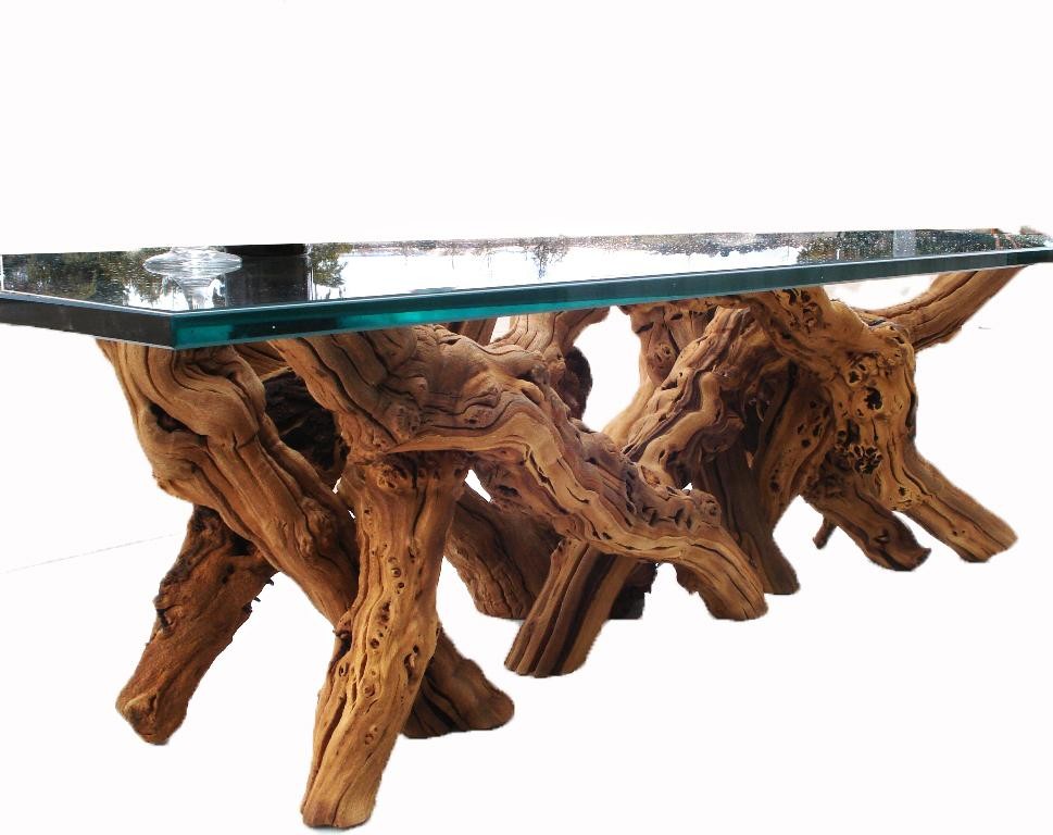 Grapevine Coffee Table   Alionza   Made from retired California grapevines   Rustic   Coffee Tables   by Wine Country Craftsman  Houzz