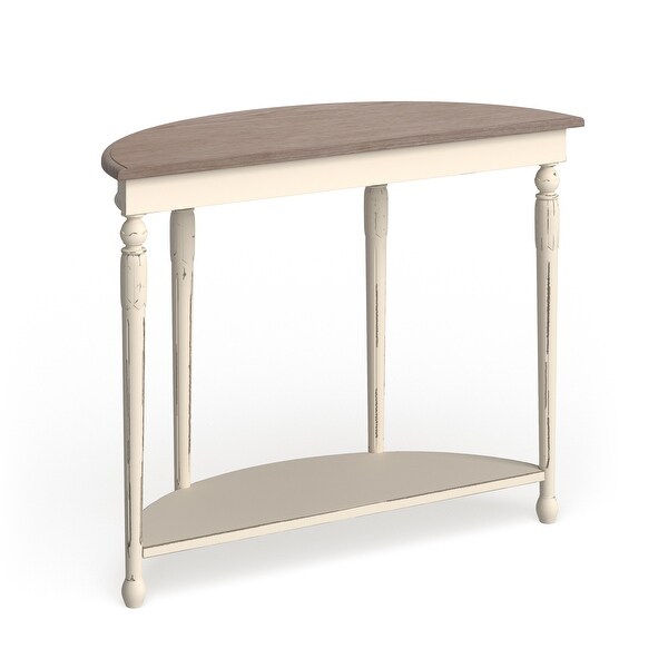 The Gray Barn Melody Fields Wood Traditional French Console Table