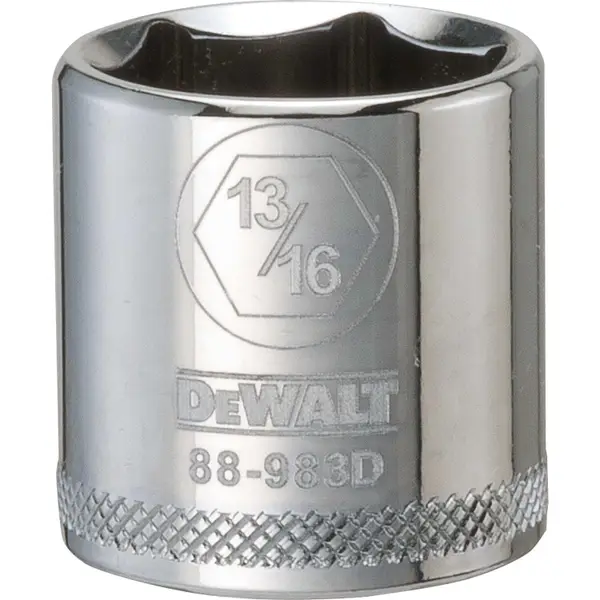 DEWALT 3/8 SAE 6 Point 3/8 Drive Socket