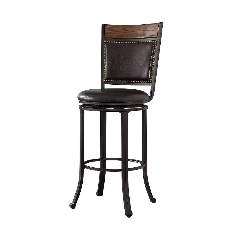 Linon Franklin Swivel Bar Stool