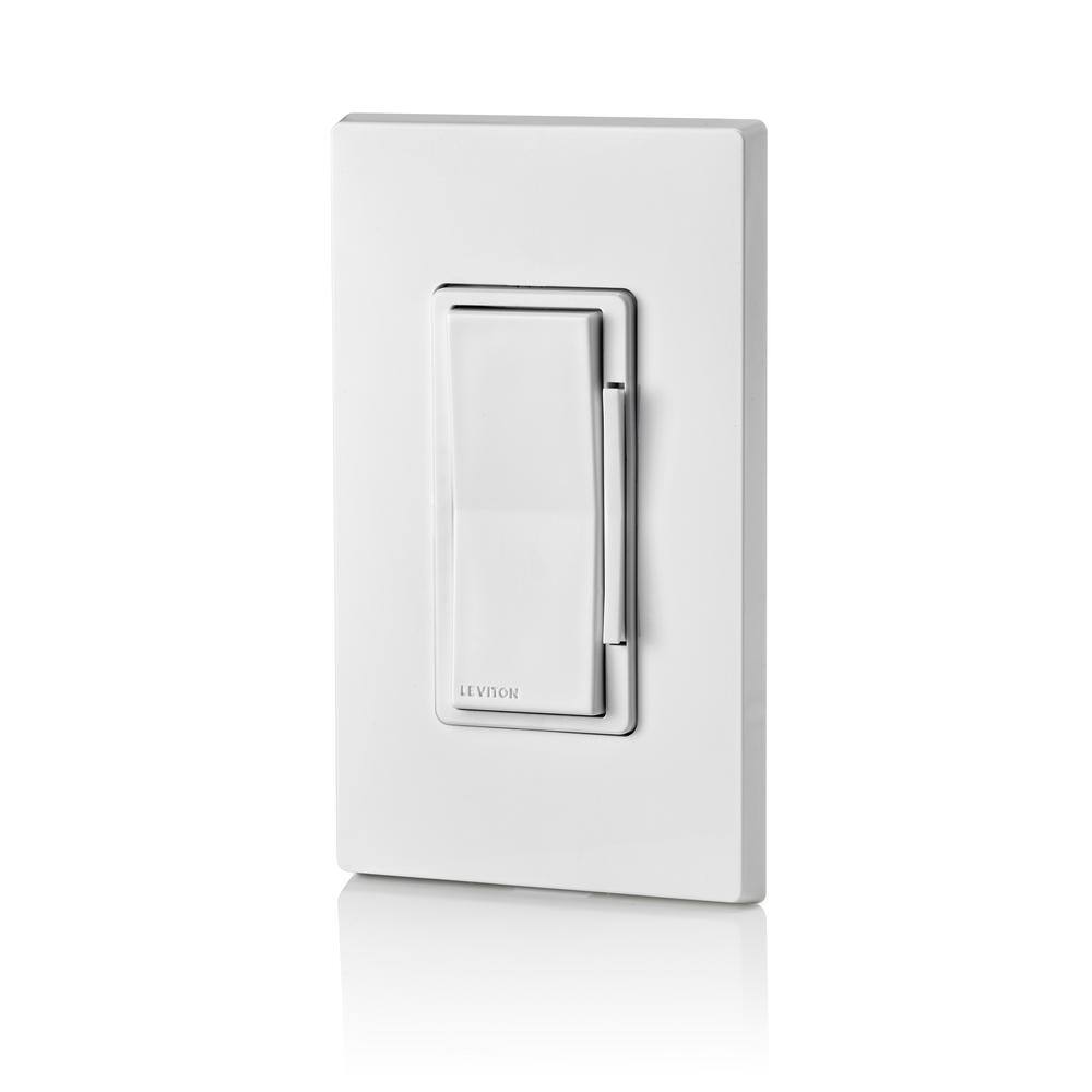 Leviton Decora Smart 600-Watt Single Pole Dimmer with Z-Wave Technology White R52-DZ6HD-2RW