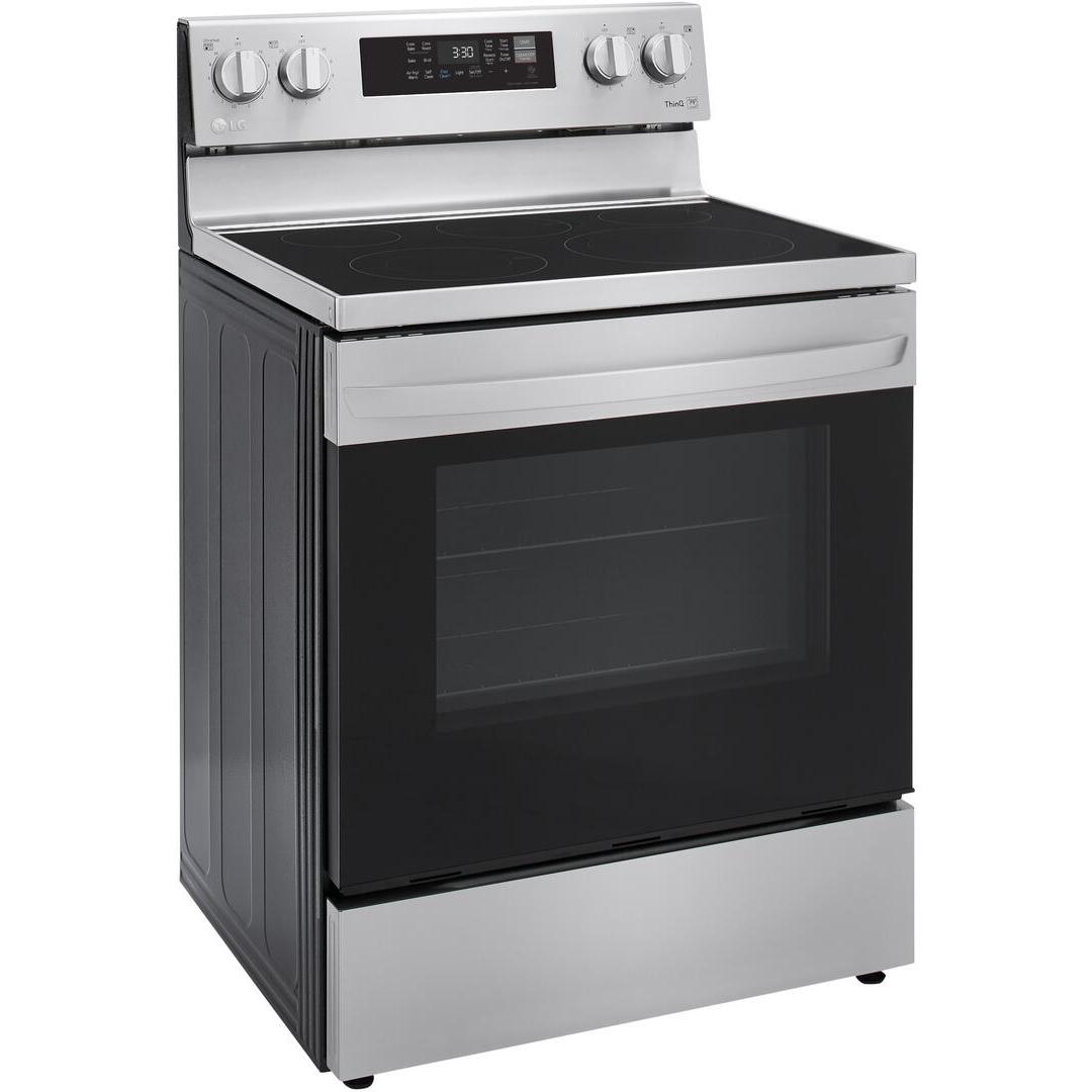 LG 30-inch Freestanding Electric Range with Wi-Fi Connectivity LREL6323S