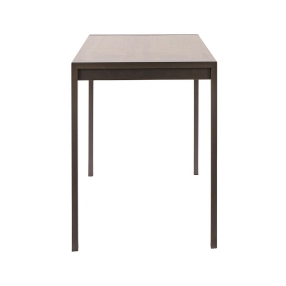 Fuji Contemporary Counter Table in Antique Metal a...