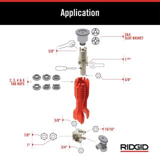 RIDGID EZ Change Plumbing Wrench Faucet Installation and Removal Tool 56988