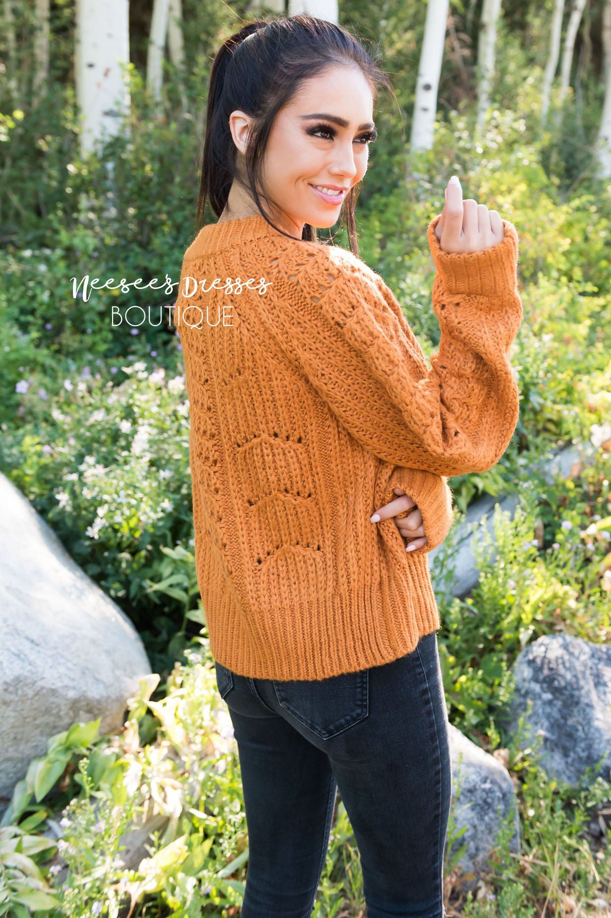 Harvest Time Modest Sweater