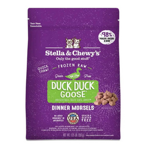 Stella and Chewy's Duck Duck Goose Frozen Raw Dinner Morsels Cat Food 1.