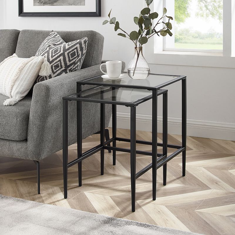 Crosley Ashton 2-Piece Nesting Table Set