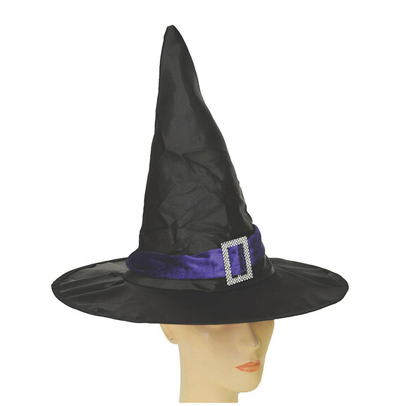 Morris Costumes MR167151 Adult's Black Witch Hat w...