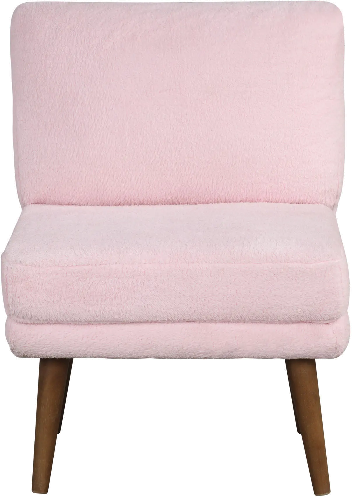 Prem Pink Armless Accent Chair