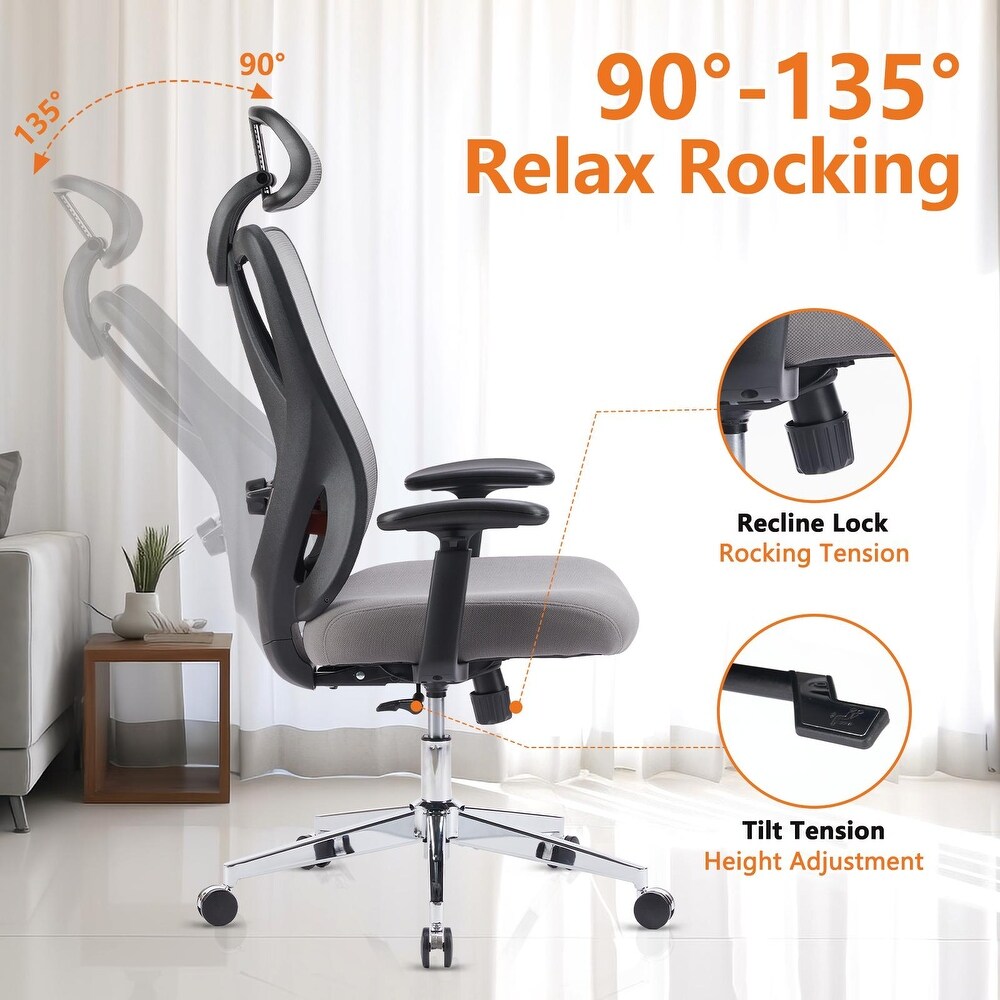 High Back Mesh Office Chair  Modern Computer Chair with \