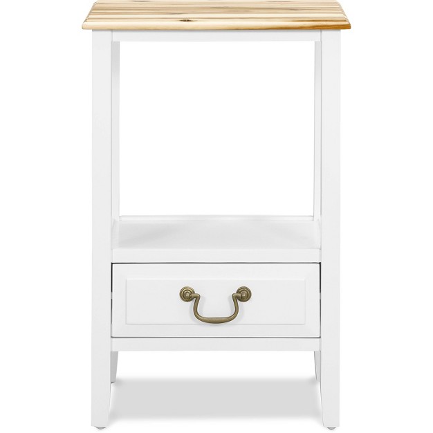 Harris End Table White Clickdecor