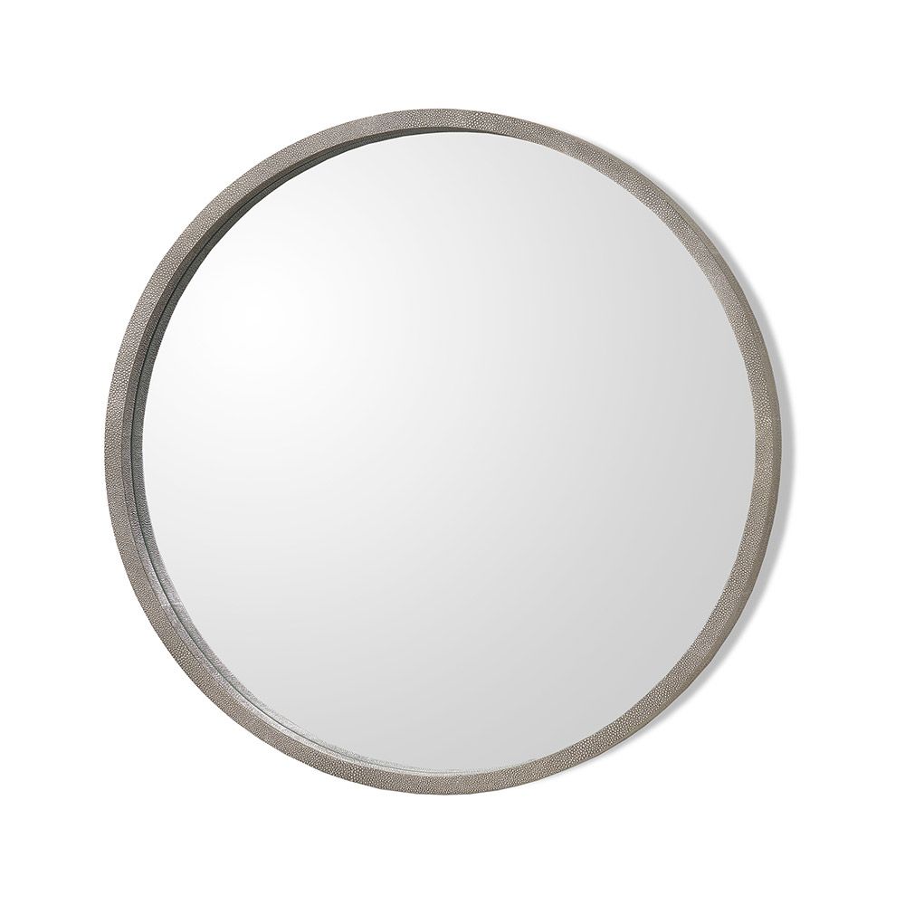 Como Grey Shagreen Mirror