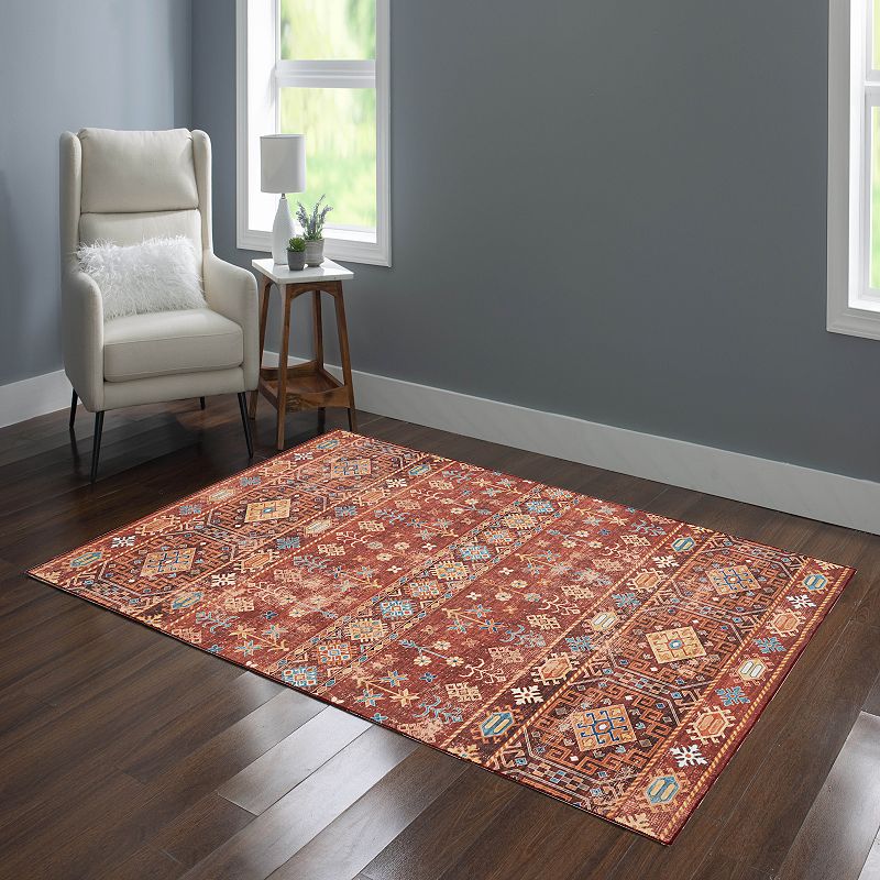 Linon Devlin Washable Rug