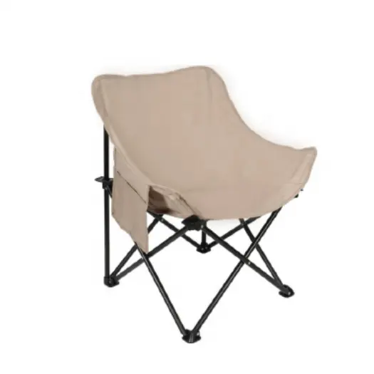 Wholesale camping accessories Outdoor Garden Aluminum Beach Chair Moon Foldable Camping Chair for camping hiking