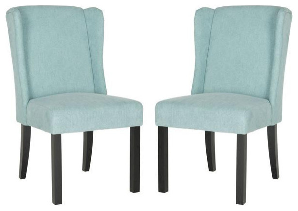 Celita Wingback Chair  Set of 2  Blue   Contemporary   Dining Chairs   by V.S.D Furniture  Houzz