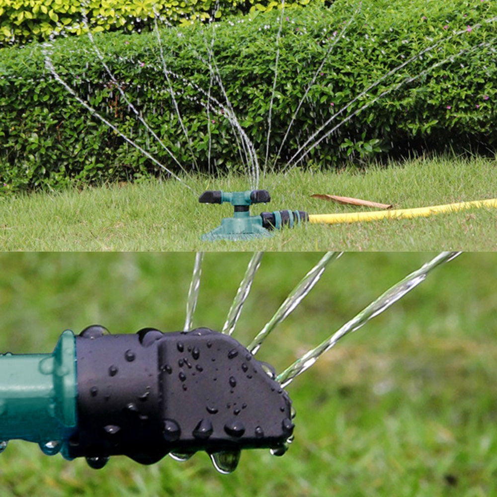 New Year's Deals!Lawn Sprinkler Automatic Garden Water Sprinklers Lawn Irrigation Rotation 360°