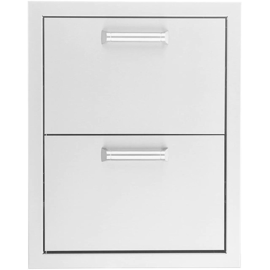 Signature 16-Inch Stainless Steel Double Access Drawer