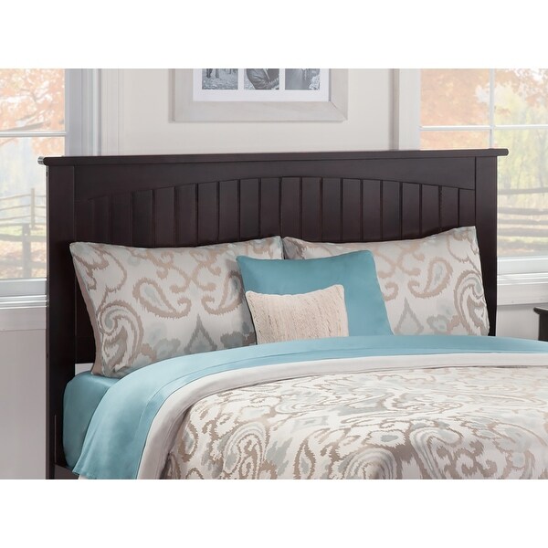 Nantucket Solid Hardwood Cottage Style Panel Headboard with Attachable USB Charger - - 12512762