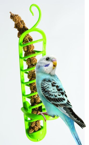 Caitec Featherland Paradise Plastic Millet Holder Bird Toy