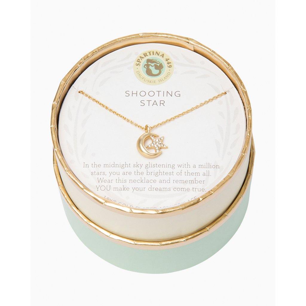 Spartina  Sea La Vie Shooting Star Necklace Gold Tone