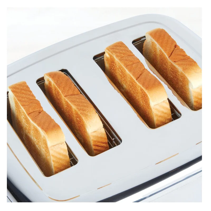 All-Clad TJ824D51 Stainless Steel Digital Toaster with Extra Wide Slot， 4-Slice， Silver