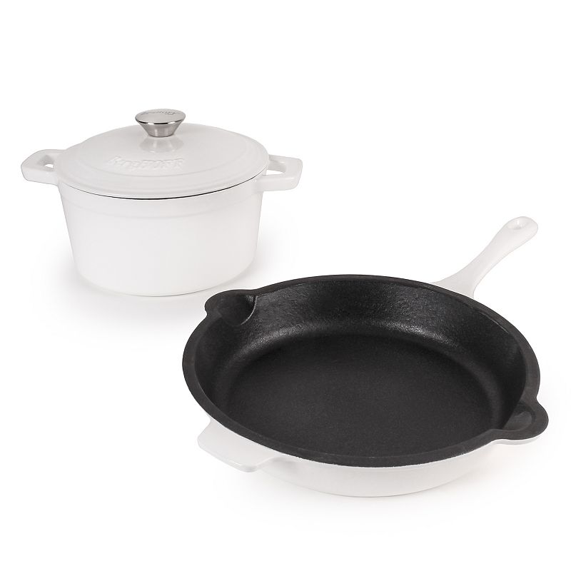 BergHOFF Neo 3-pc. Cast-Iron Dutch Oven and Frypan Set