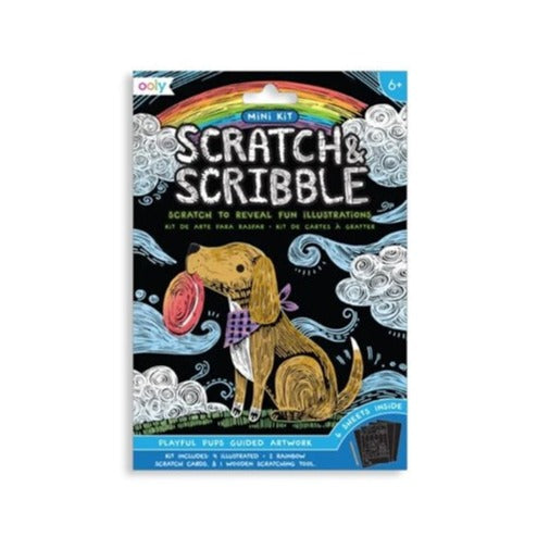 Mini Scratch & Scribble - Playful Pups by OOLY