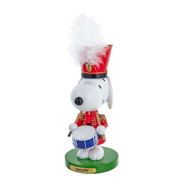 Kurt Adler 10Inch Snoopy the Drummer Nutcracker