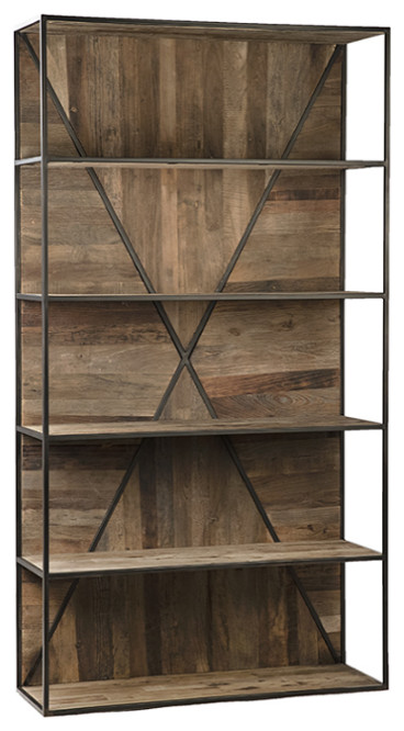 Benjamin Bookcase   Industrial   Bookcases   by Marco Polo Imports  Houzz