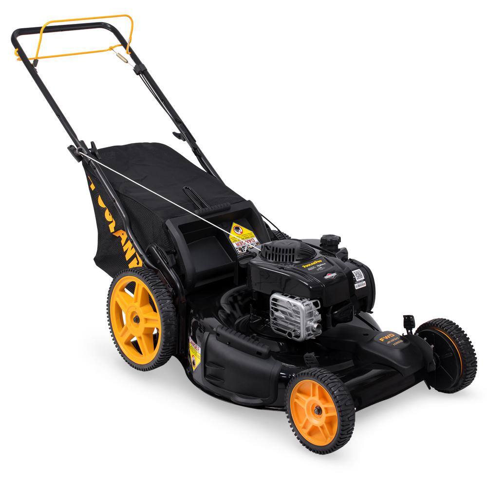 Poulan PRO 625Ex 22 in. 150 cc Briggs and Stratton Gas FWD Walk Behind 3-in 1 Self-Propelled Lawn Mower PM22Y625RH