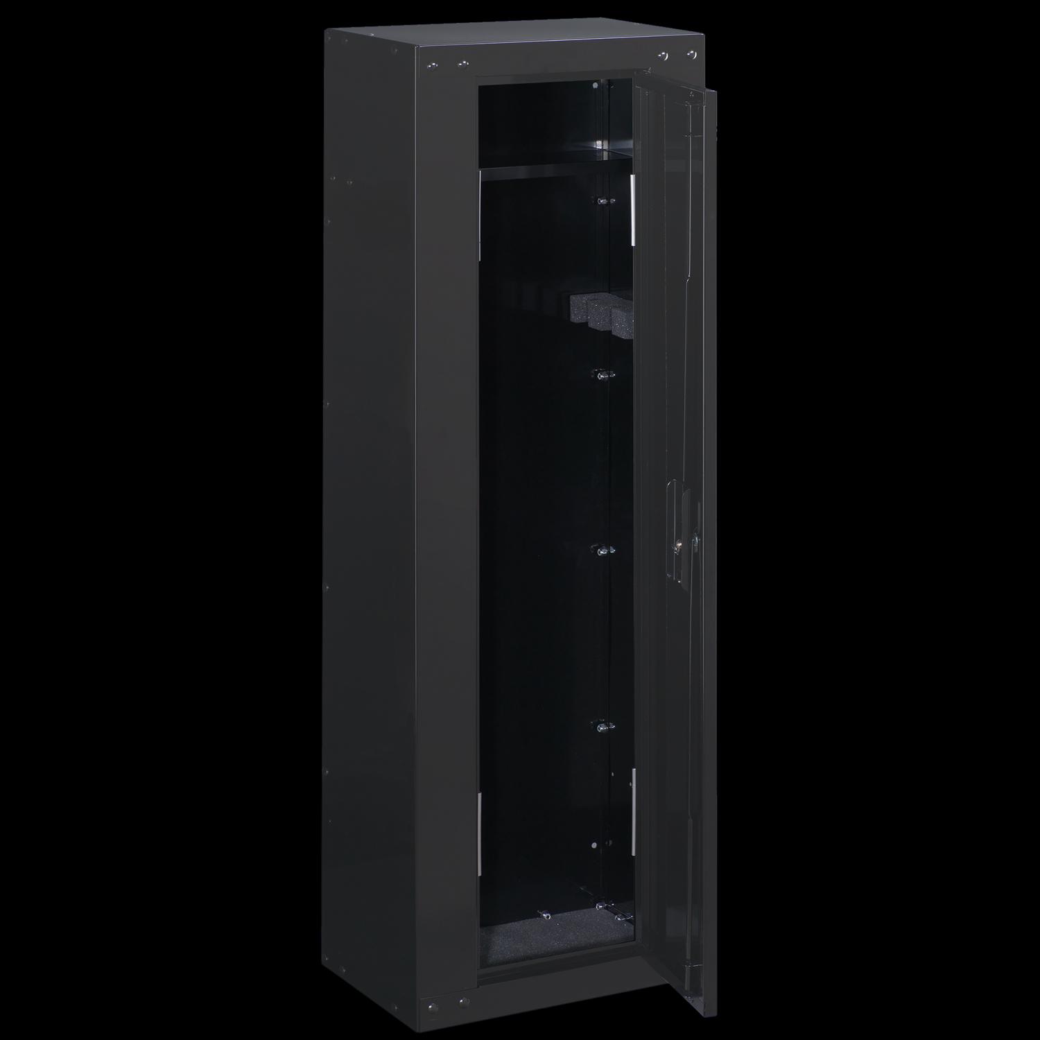 Stack-On GCB-8RTA Steel 8-Gun Ready to Assemble Security Cabinet， Black