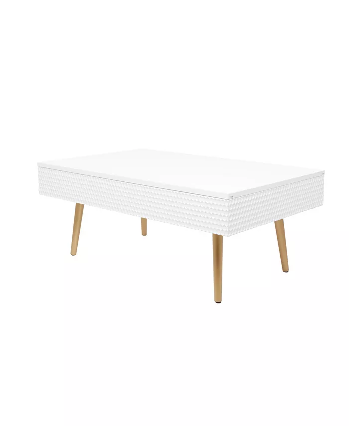 Rosemary Lane Medium-Density Fibreboard Contemporary Coffee Table