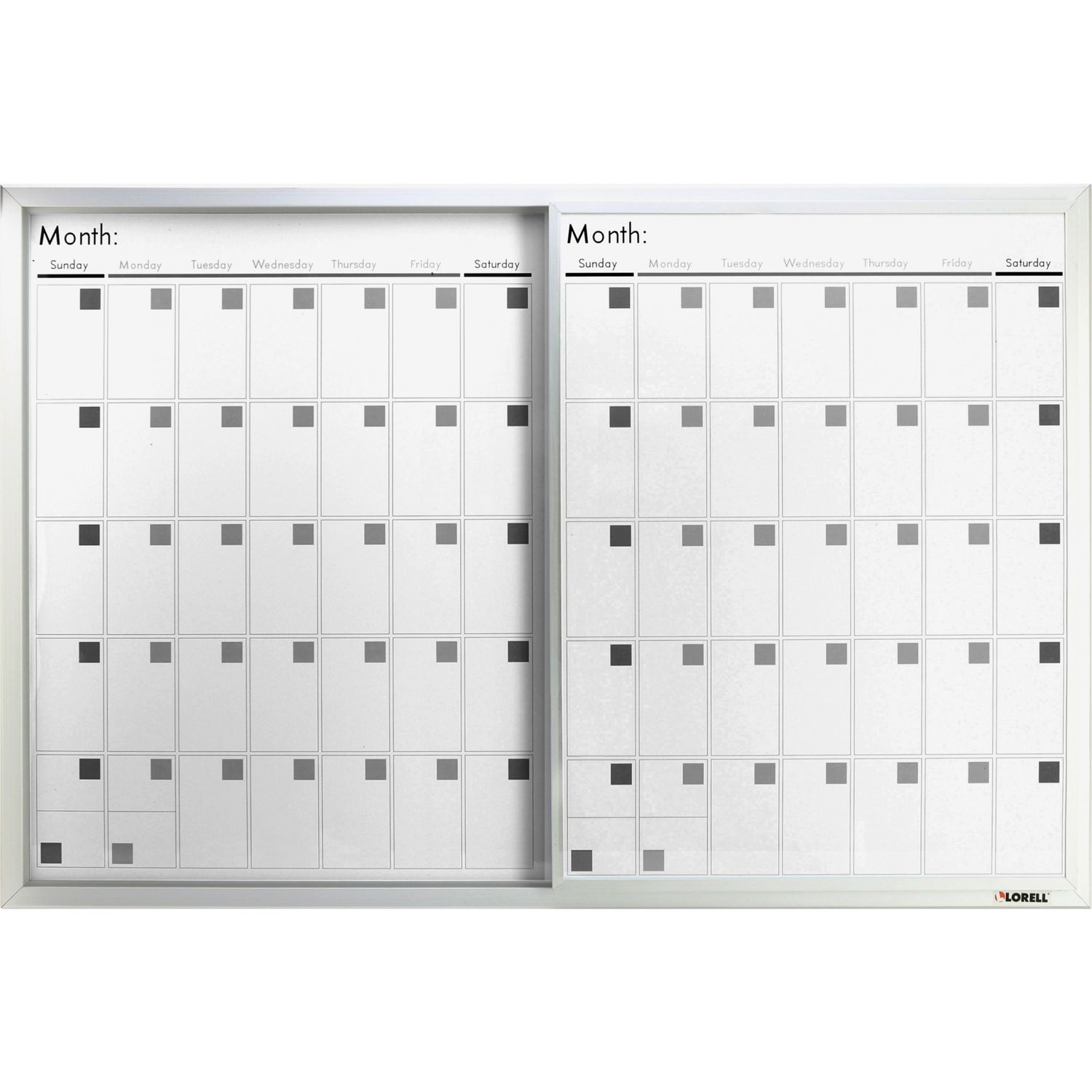 Magnetic Dry-Erase Calendar Board by Lorell LLR52503