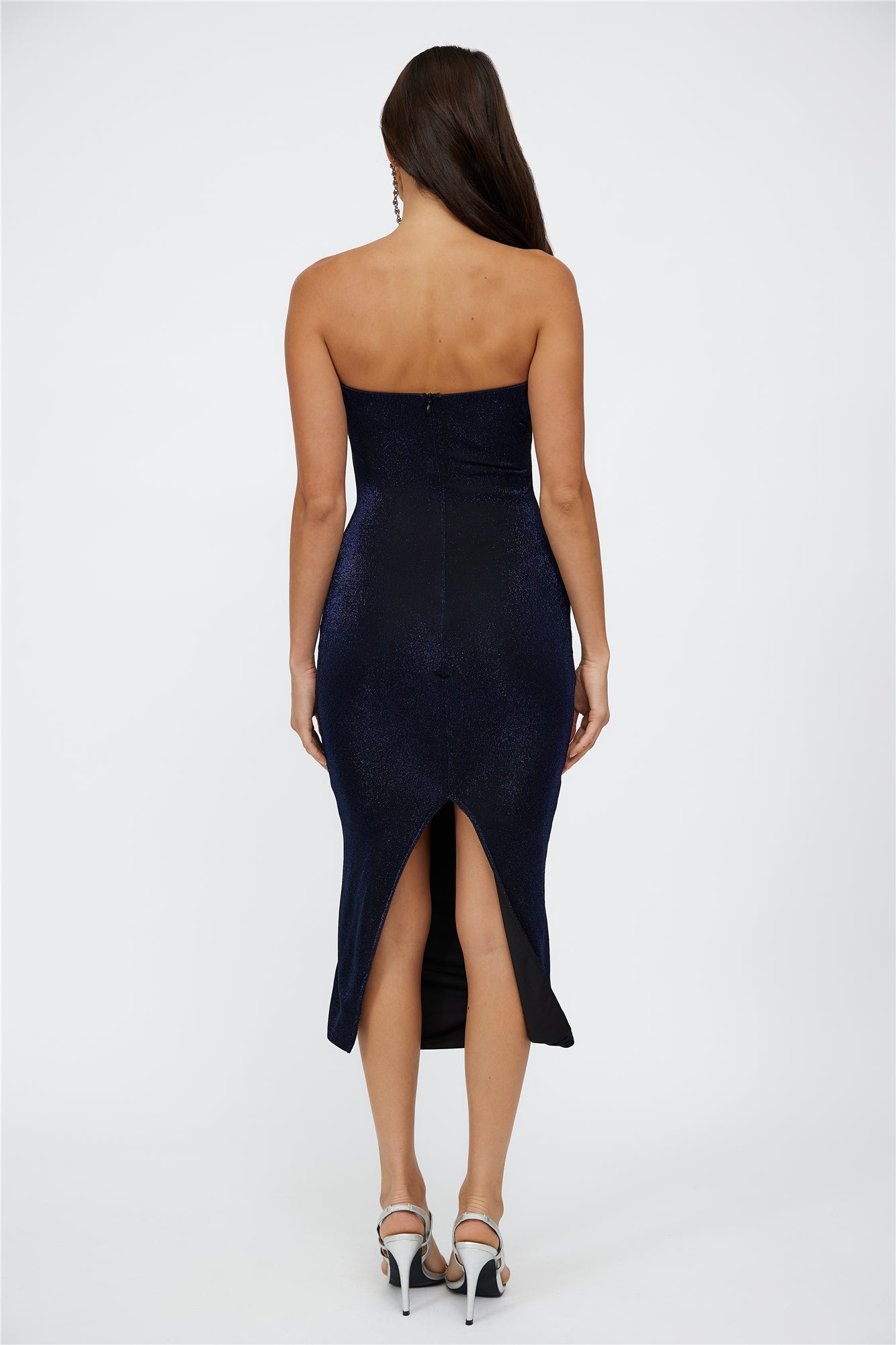 Midnight Stars Midi Dress Navy