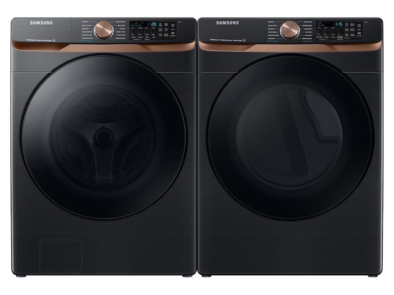 Samsung WF50BG8300AV 5.0 Cu. Ft. Extra Large Capacity Smart Front Load Washer With Super Speed Wash And Steam In Brushed Black