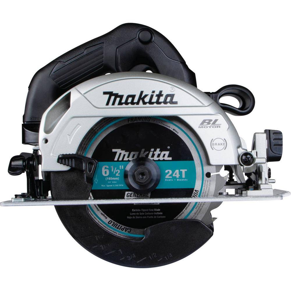 Makita 18V LXT Sub-Compact Lithium-Ion Brushless Cordless 6-12 in. Circular Saw AWS Capable (Tool-Only) XSH05ZB