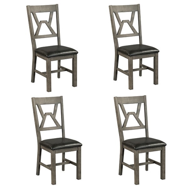 4-Piece Upholstered Chairs， Kitchen， Studio，Set of 4