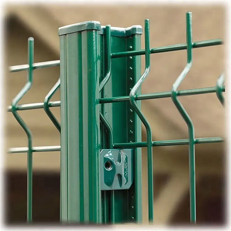 ISO 9001Home Outdoor Decorative 3D Curved Welded Wire Mesh For Garden Fence