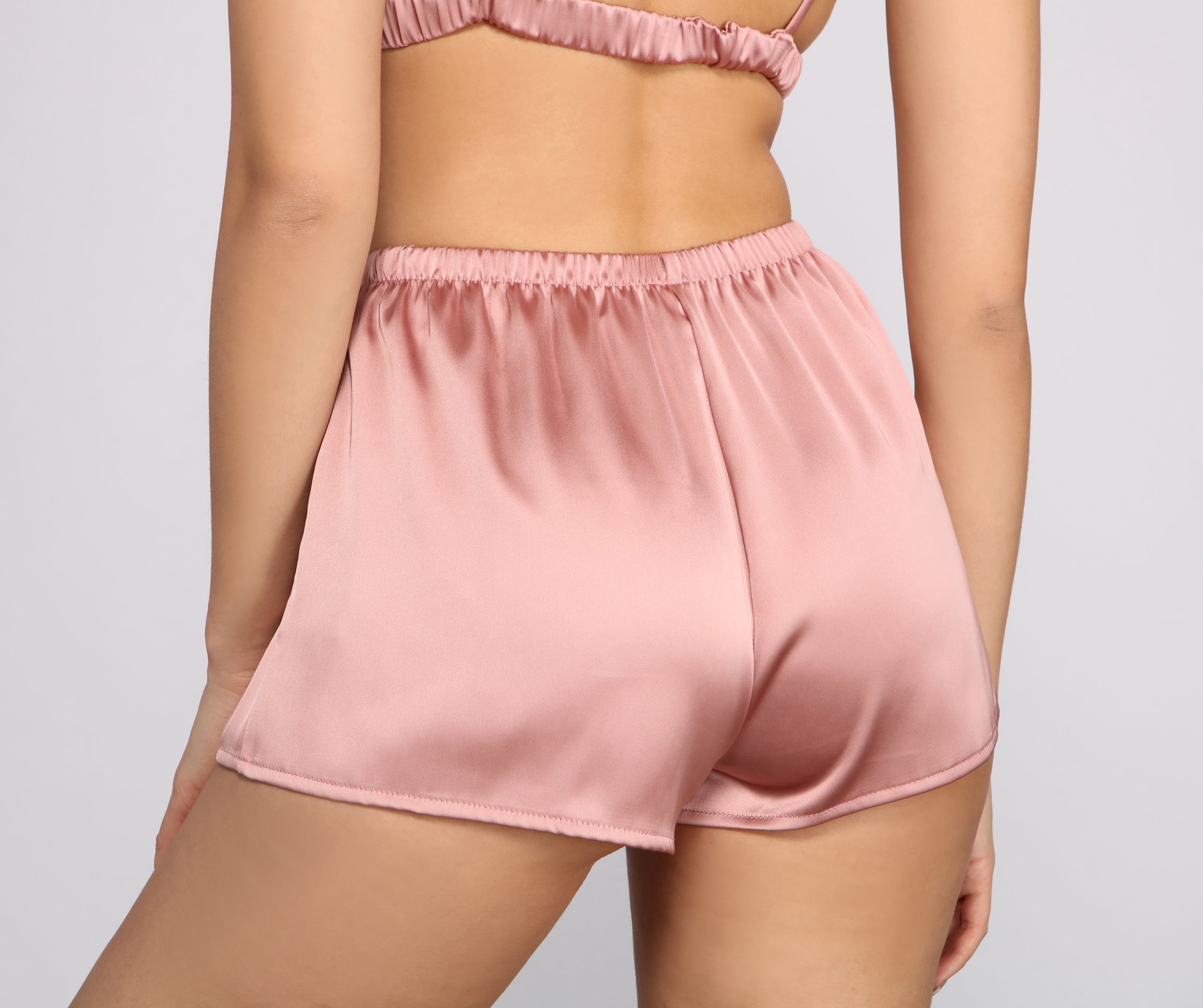 Dreaming of Luxe Satin Pajama Shorts