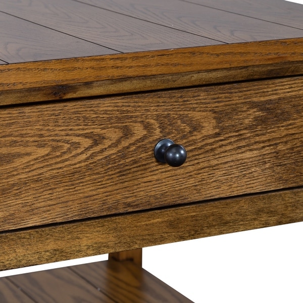 Lake House Oak End Table