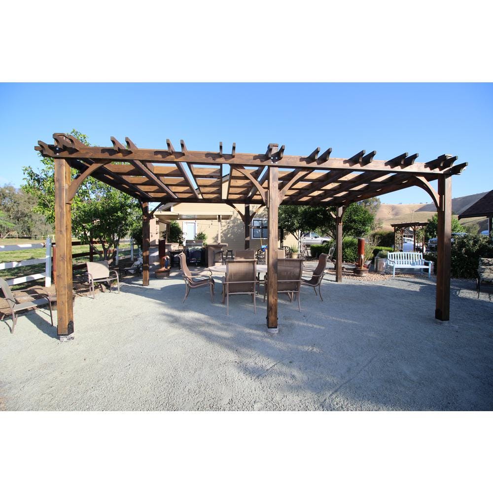 Outdoor Living Today Breeze 12 ft. x 20 ft. Cedar Pergola BZ1220