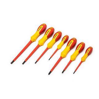 Crescent VDE Insulated Phillips and Slotted Screwdriver Set (7-Piece) CTVDESDS