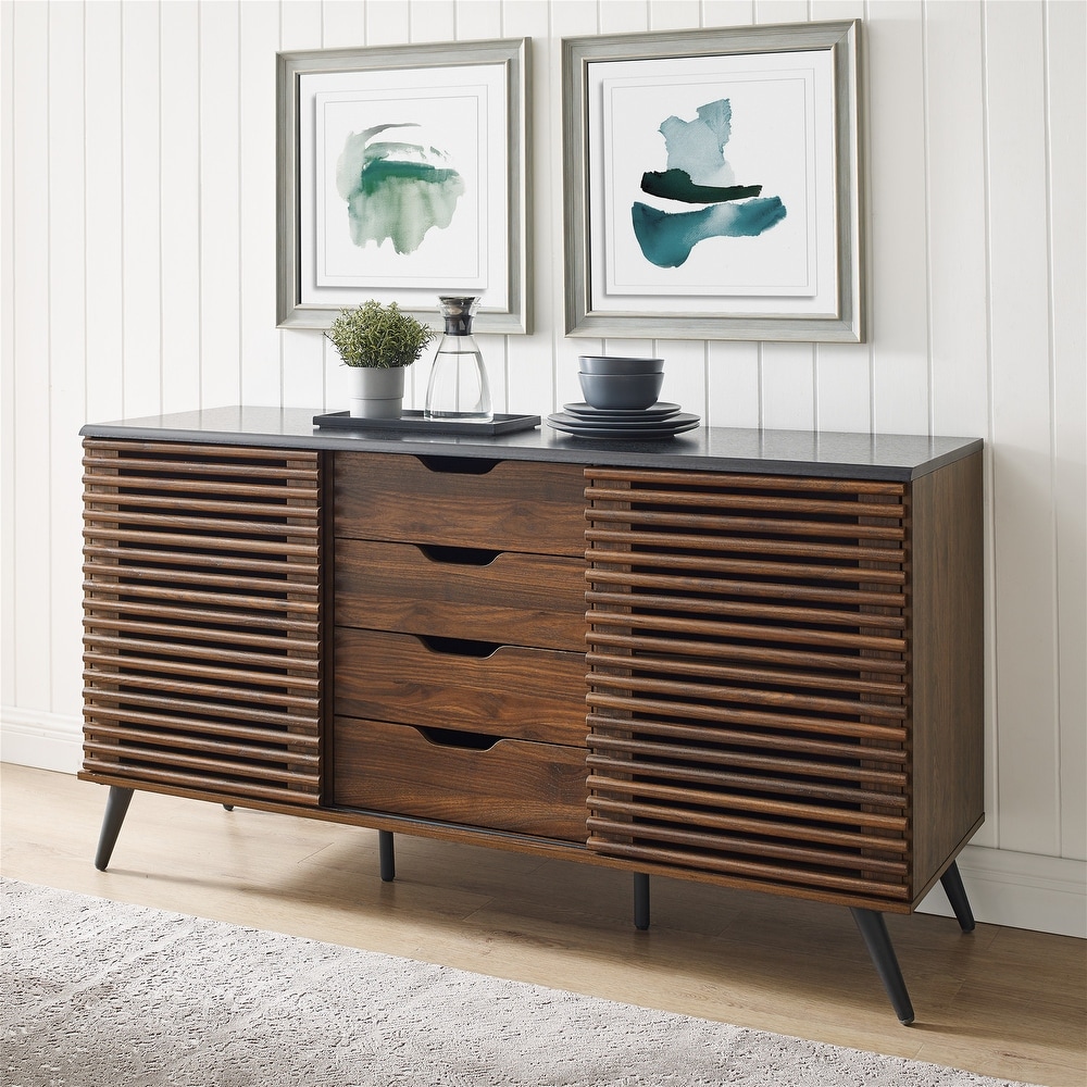 Middlebrook Designs Sliding Slat Door Buffet