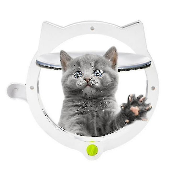 Cat Door For Pets Cat Flap - For Interior Doors and Exterior Doors