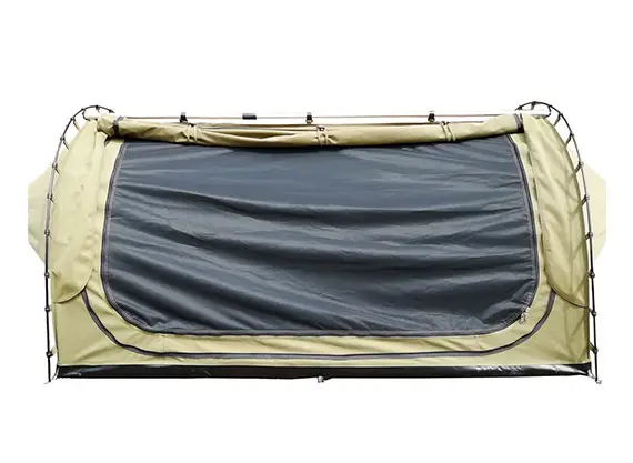 Outdoor camping hiking waterproof ripstop canvas fabric portable single swag tent