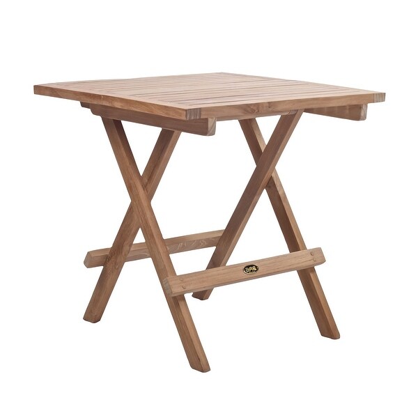 Teak Folding Side Table