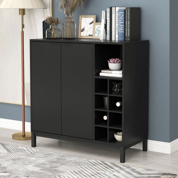 34 inch Sideboards Buffets With Wine Racks Storage