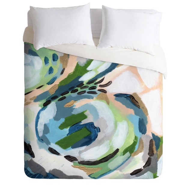 Laura Fedorowicz Greenery Comforter Set Deny Designs