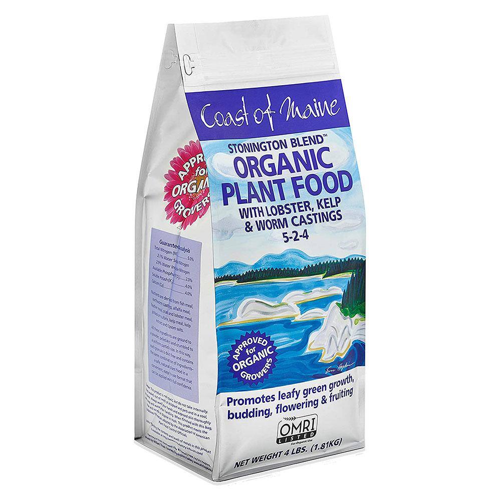 Coast of Maine OMRI Listed Organic Stonington Blend Plant Food 4 lbs. Bag 1ccSLKGP4LBCASE